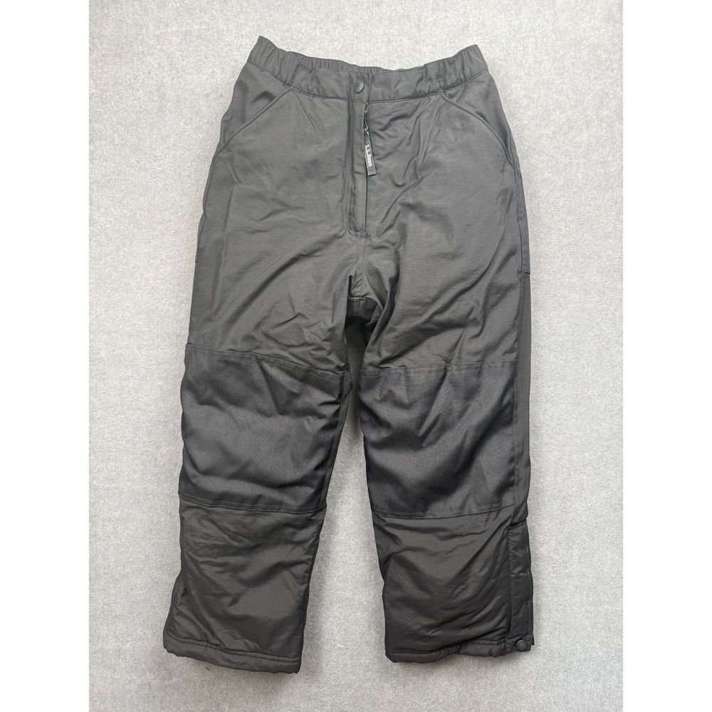 LL Bean Kids 10 Insulated Snow Pants‎ Black Winter Ski Snowboard Winter Outdoor